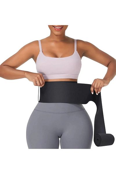Sh Mağazacılık 2m Wrap Waist and Waist Wrap Unisex Hourglass Body Corset