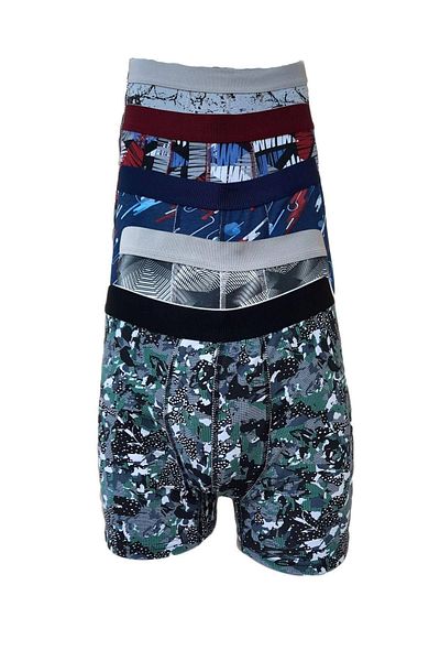 KEYAL Passion Patterned Multicolored Boxers 6 Pieces
