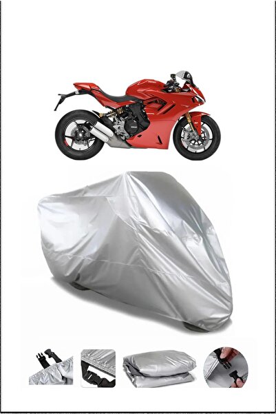 Breen Ducati Supersports Gray Waterproof Quality Motorcycle Cover