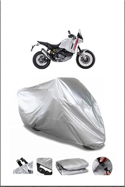 Breen Ducati Desertx Gray Waterproof Quality Motorcycle Cover