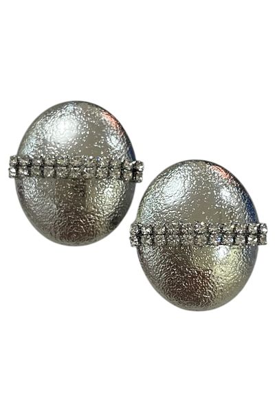 Store Steel zirconia stone earrings