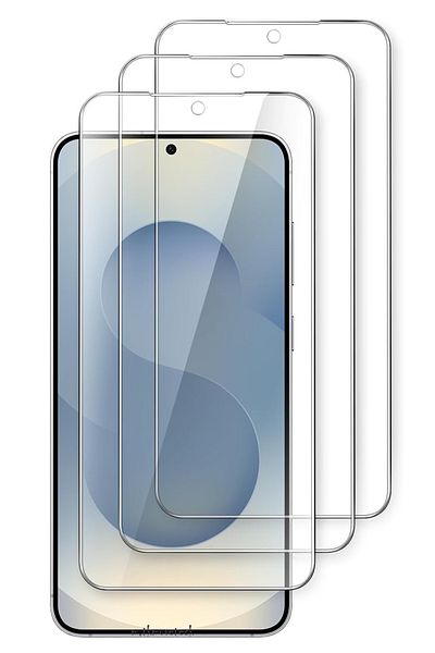m.tk moveteck واقي شاشة متوافق مع هاتف Galaxy S25 Plus، زجاج مقسى شفاف 9H، زجاج شاشة غير قابل للكسر