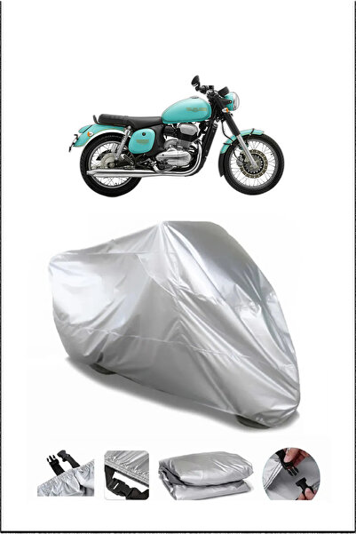 Breen Jawa Fortytwo Lock Compatible Waterproof Durable Motorcycle Canvas-Gray
