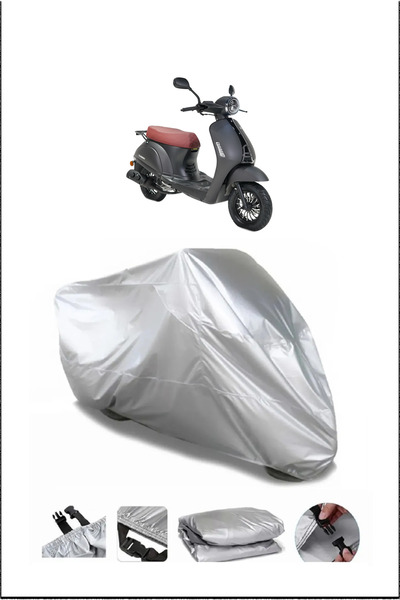 Breen غطاء دراجة نارية كوبا فالنتينو 50 رمادي عالي الجودة مقاوم للماء