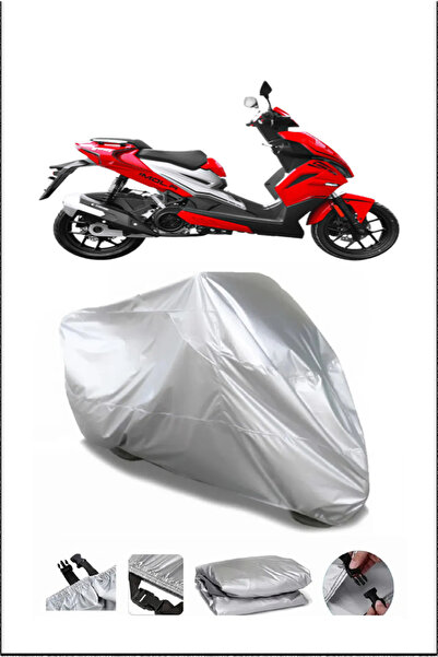 Breen Yuki Imola125 Lock Compatible Waterproof Durable Motorcycle Canvas-Gray