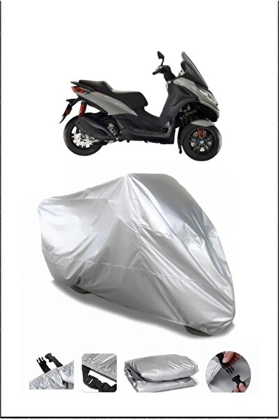 Breen Piaggio Mp3300 Gray Waterproof Quality Motorcycle Cover