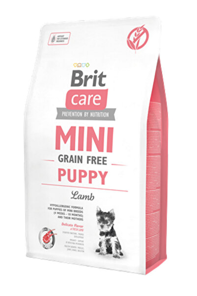 Brit Care 2 kg Mini Irk Yavru Köpekler İçin, Tahılsız, Hipoalerjenik Kuzu Etl...