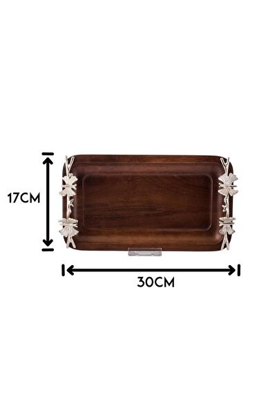 Dania Rectangular wooden tray, size 17 × 30 CM