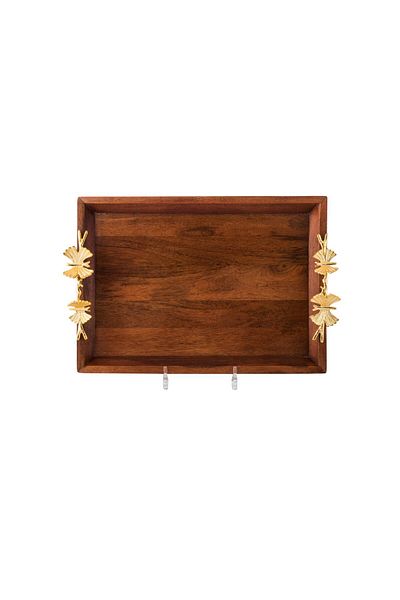 Dania Rectangular wooden tray, size 27 x 38 cm