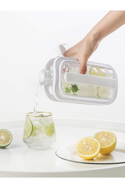 Primo Plus Portable Ice Hockey Maker, 2 in 1 Ice Cube Tray for Coffee, Milk, Tea, Juice