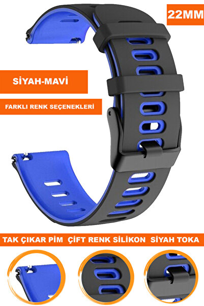 COBRA لساعة Xiaomi Mi Watch S1-S2 - سوار ساعة سيليكون 22 مم، حزام A5622MM، حا...