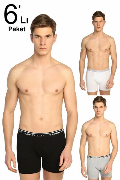KEYAL Seher Ανδρικά ρούχα 6 πακέτων Lycra Mixed Color - Elf568s0060ccm6 0060