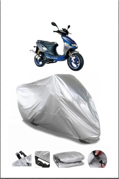 Breen Kanuni Hussar125 Lock Compatible Waterproof Durable Motorcycle Canvas-Gray