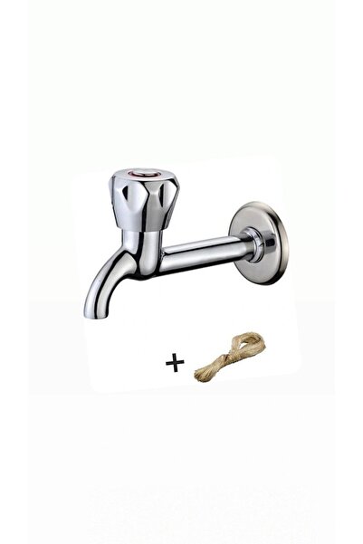 Metler Musluk Tuvalet Bahçe Çeşme Balkon Lavabo Wc Musluğu ( Kısa ) + Keten İp