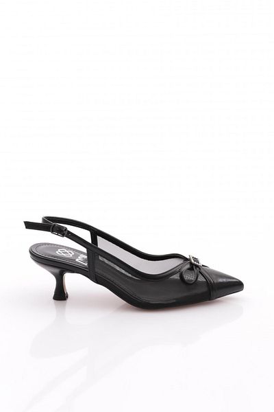 DGN Pantofi cu toc pentru femei negre - 6965535
