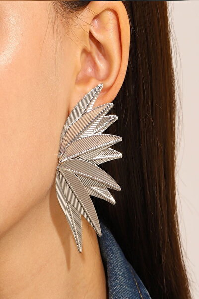 DEMOKAN أقراط نسائية مستوردة من سلسلة خاصة صغيرة متعددة الأوراق موديل أقراط م...