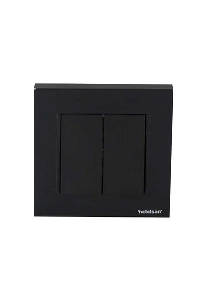 Netelsan Black Byobu Commutator Framed