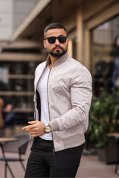 BASEL.CO ΑΝΔΡΙΚΟ SLIM FIT BOMBER RAIN ΑΝΤΙΑΝΕΜΙΚΟ ΜΠΟΥΦΑΝ