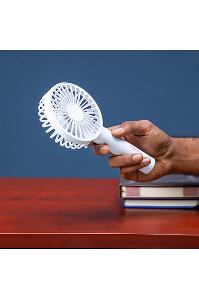 Olsenmark Rechargeable Portable Fan- OMF1881/ Handy Design, 3 Speed Control