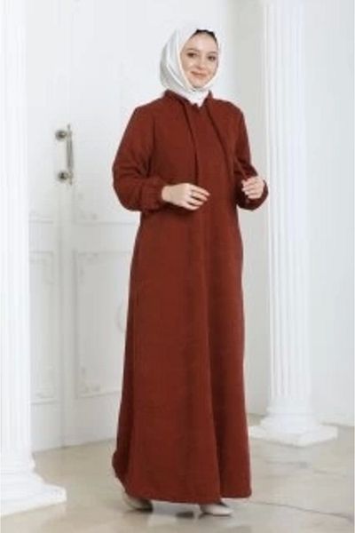 Nevayla Moda Шенилен плат Зимен комфорт Абая - плочки / F0506