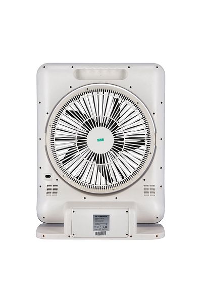 Olsenmark 12" Rechargeble Box Fan - Portable | 7Ah Battery | OMF1795