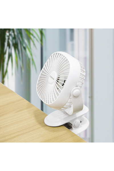 Olsenmark Rechargeable Multifunction Mini Fan 1w Omf1835 Table Fan