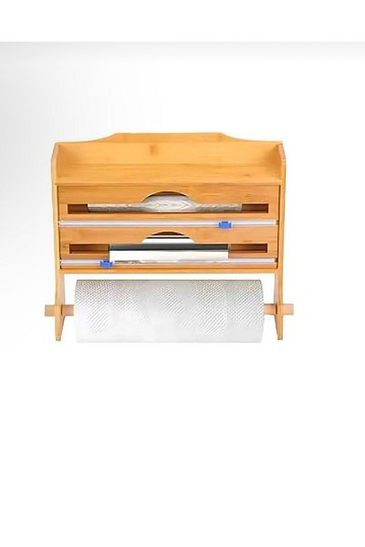 GUNES ZUCCACIYE Bamboo Foil, Stretch Holder, Paper Towel Holder 4 In1 31 cm