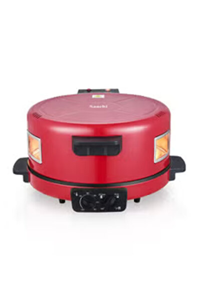 SAACHİ ماكينة صنع الروتي/البيتزا NL-RM-4980G (40 سم) باللون الأحمر