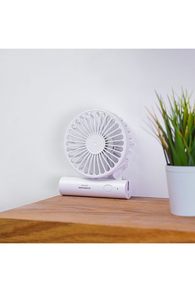 Olsenmark Rechargeable Portable Fan- OMF1881/ Handy Design, 3 Speed Control
