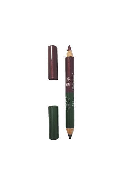 Jessica Jessica Eyeshadow Pencil Long Lasting Dual-Use Eyeshadow Pencil Cherry & Green 07
