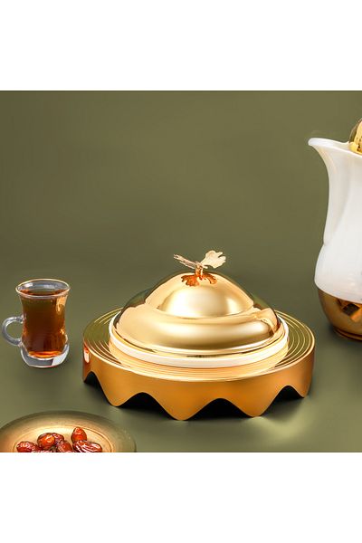 ROYALFORD 8" Date Bowl with Lid- RF12343