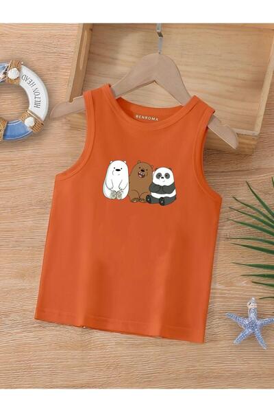 BENROMA KİDS CRTANI LIK ŠTAMPANA DEČIJA MAJICA BEZ RUKAVA