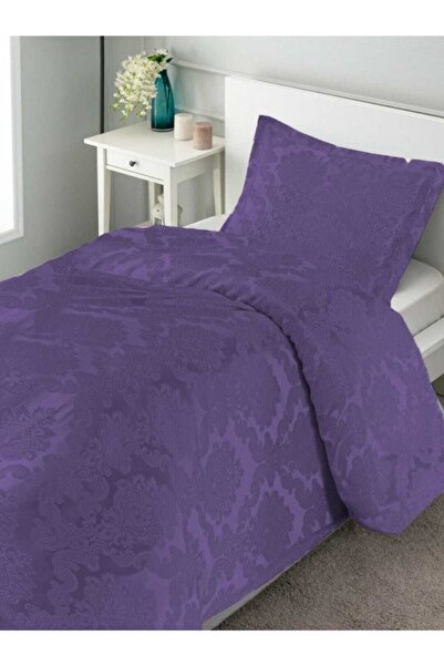 MODA Adella Tek Kişilik Yatak Örtüsü Mürdüm