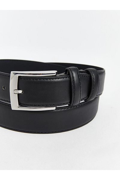 LC Waikiki LCW ACCESSORIES Ανδρική ζώνη δερμάτινη εμφάνιση