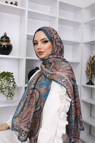 HAR-UM Ticaret شال ناعم من القطن بنمط عرقي قديم