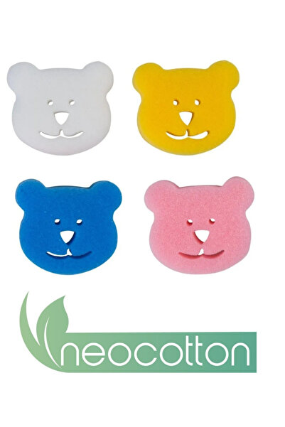 Teddy Bear Baby Washing Bath Sponge 4pcs