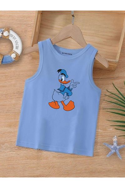 BENROMA 1 tricou este un cadou pentru achiziții de 6 și mai sus în coș - Tricou fără mâneci pentru copii cu imprimeu cu personaje de desene animate