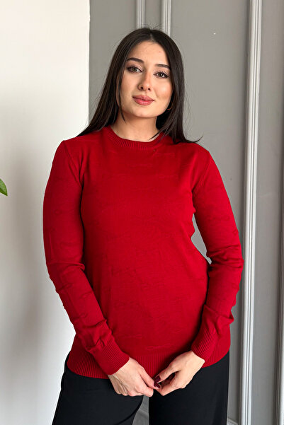 ModaPlaza Pulover de damă cu model cu fundă 5192