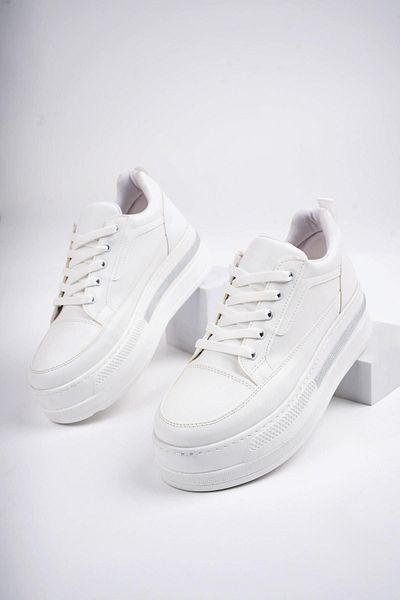 YK YAKUPLAR Daily Thick Sole Lace-Up Women's Sneaker Sneakers