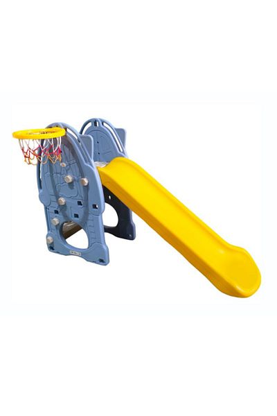 Babylove SLIDE WITH BASKETBALL HOLE 165X85X105CM YELLOW 28-003-11Y