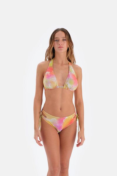 Eros Set de bikini cu triunghi lat portocaliu sezon nou - 3047bk