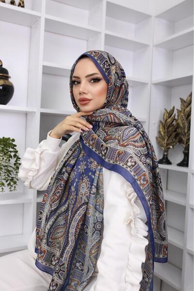 HAR-UM Ticaret Retro Ethnic Pattern Cotton Soft Shawl