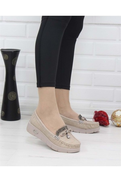 Konfores 086 حذاء كاجوال بكعب إسفين تشريحي وحيد