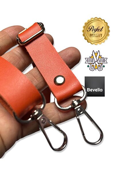 Bevella حزام وإكسسوارات حقيبة جلدية من Trend Hook - (عرض 2 سم × طول 140 سم)