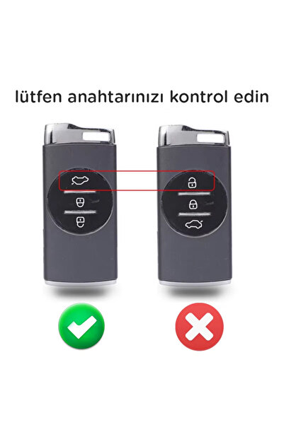 Luxe Aksesuarr Husa de protectie pentru chei din silicon pentru Chery Tiggo 7 Plus 3 butoane Culoare Negru Argintiu