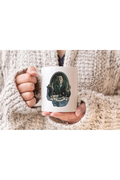 MODA كوب بورسلين هدية مطبوع من ليوناردو دي كابريو