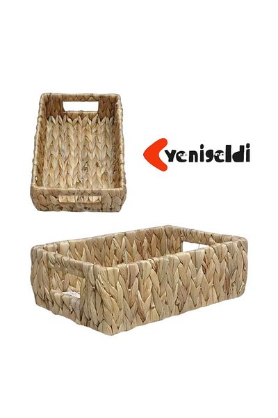 Yenigeldi 1 брой малка плетена кошница - 10*20*28 см Нова 2400361