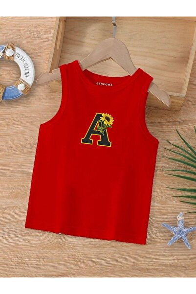 BENROMA CRTANI LIK ŠTAMPANA DEČIJA MAJICA BEZ RUKAVA