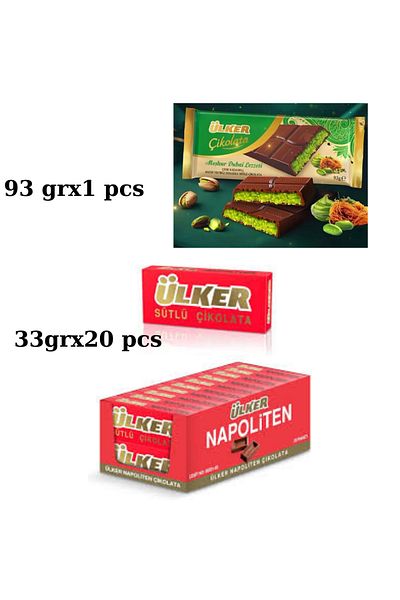 Ülker Napolitan - for 20Pcs Dubai and 1Pcs