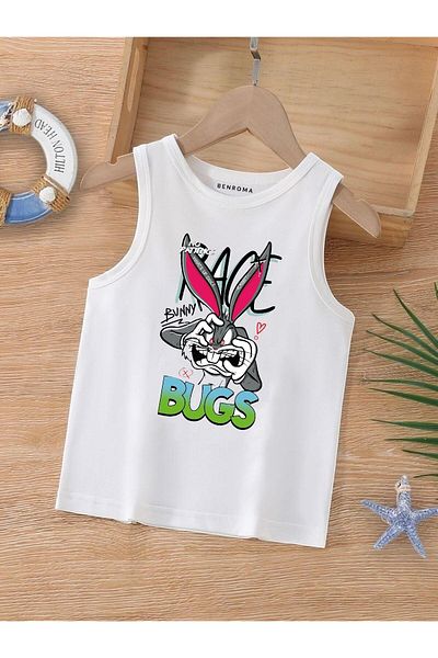BENROMA 1 tricou este un cadou pentru achiziții de 6 și mai sus în coș - Tricou fără mâneci pentru copii cu imprimeu cu personaje de desene animate
